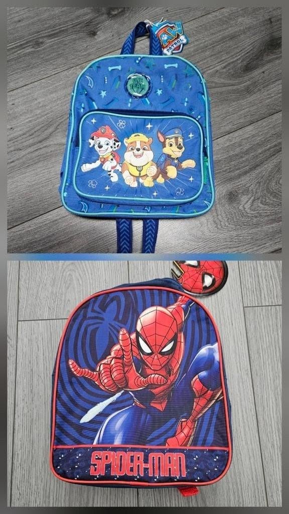 Paw patrol en spider man rugtas nieuw, Ophalen of Verzenden, Nieuw, Overige merken