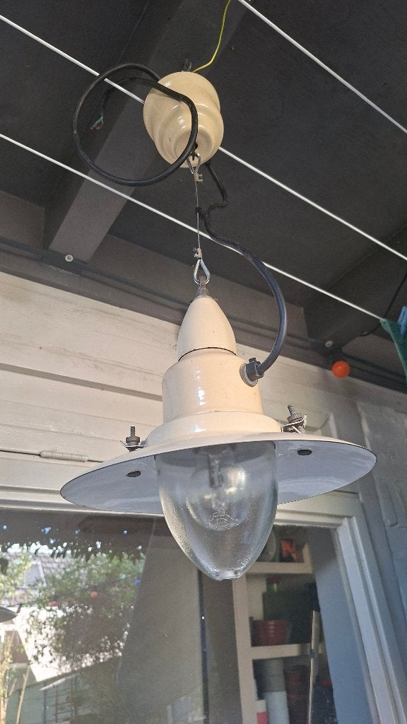 Uccello scheepslamp, Gebruikt, Italiaans vintage, Metaal, E27 (groot)