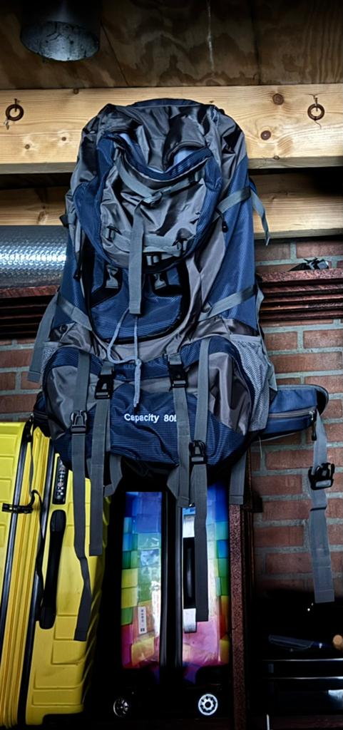 Backpack rugzak 80L merk Bee Free, Ophalen of Verzenden, Overige merken, 60 cm of meer