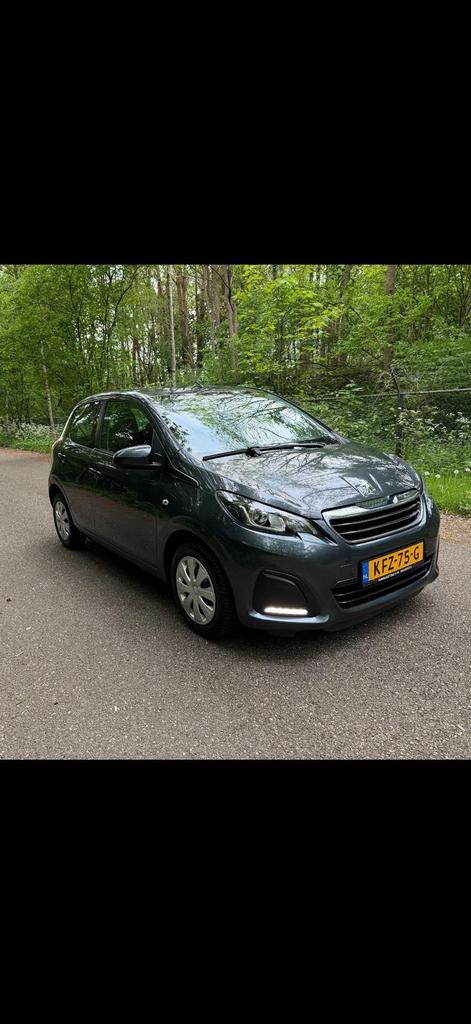 Peugeot 108 1.0 12V E-vti 51KW 5DR 2015 Grijs, Voorwielaandrijving, Stof, Start-stop-systeem, 4 stoelen