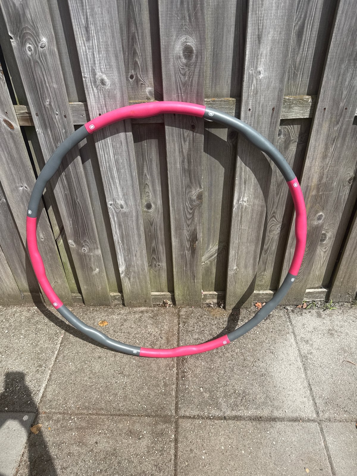 Hula Hoop - Roze/Grijs met lichte gebruikssporen, Ophalen, Gebruikt, Buik, Overige typen