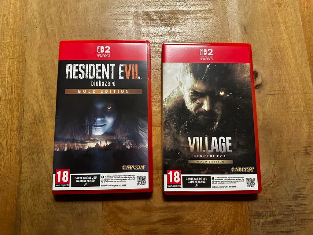 Resident Evil 7 Biohazard en 8 Village switch 2, Gebruikt, Vanaf 18 jaar, Shooter, 1 speler