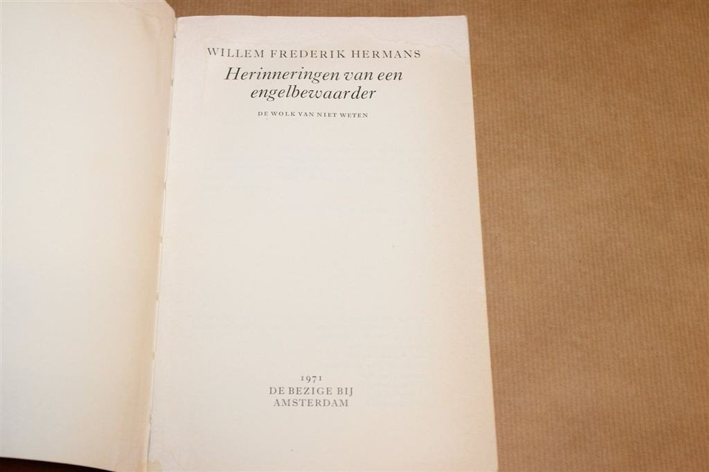 Herinneringen Engelbewaarder — Hermans, De Bezige Bij 1971, Ophalen of Verzenden, Gelezen