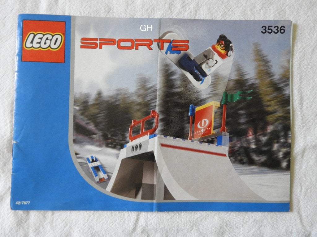 Lego 3536 Snowboard Big Air Comp, Gebruikt, Overige thema's, Lego, Ophalen of Verzenden