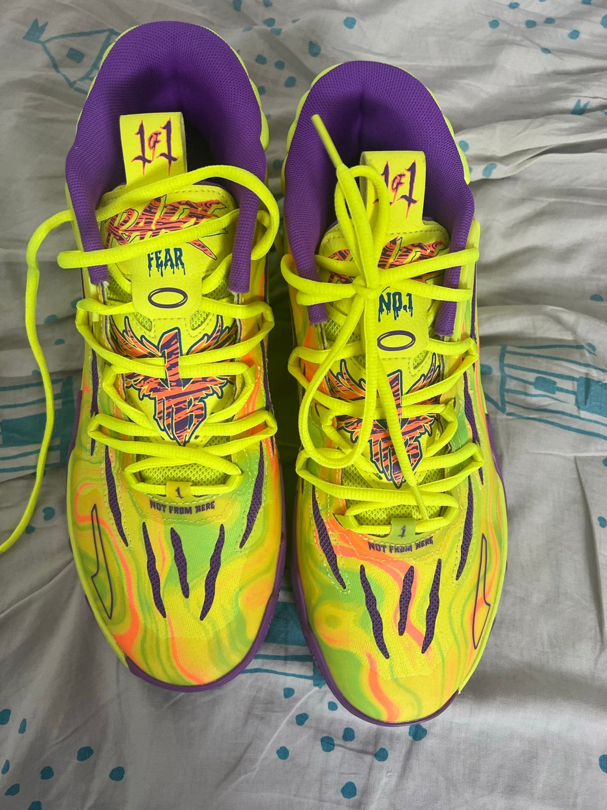 Size 43 new. Puma LaMelo Ball MB.01 Rick and Morty Sneakers, Ophalen of Verzenden, Nieuw, Overige kleuren, Sneakers of Gympen