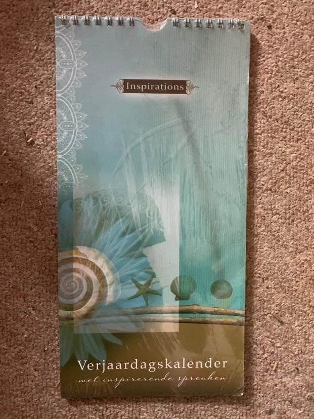Verjaardagskalender Inspiration, Ophalen of Verzenden, Maandkalender, Nieuw