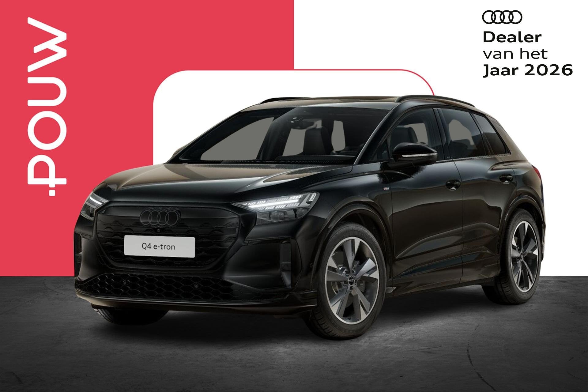 Audi Q4 e-tron 286pk S Edition 82 kWh | Tech Plus | Panorama, Auto's, Audi, Automaat, 12 maanden, Achterwielaandrijving, 510 min