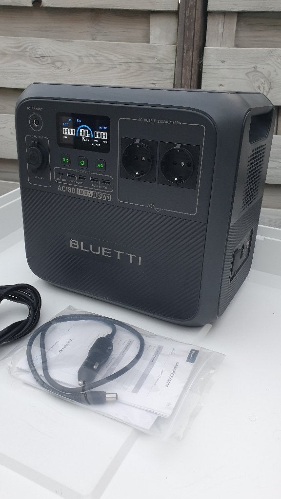 BLUETTI AC180 draagbare Powerstation | 1800 W 1152 Wh. IZGS, Ophalen, Zo goed als nieuw