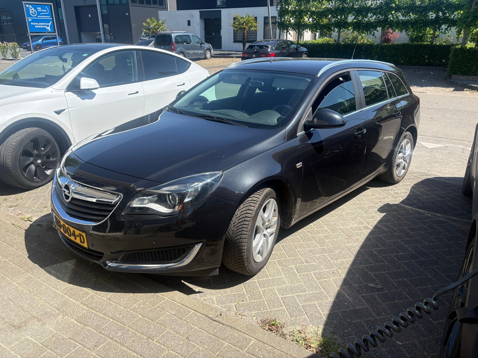 Opel Insignia 2.0 Cdti 120KW Sports Tourer AUT 2015 Zwart, Auto's, 1956 cc, 4 cilinders, Stationwagon, Diesel