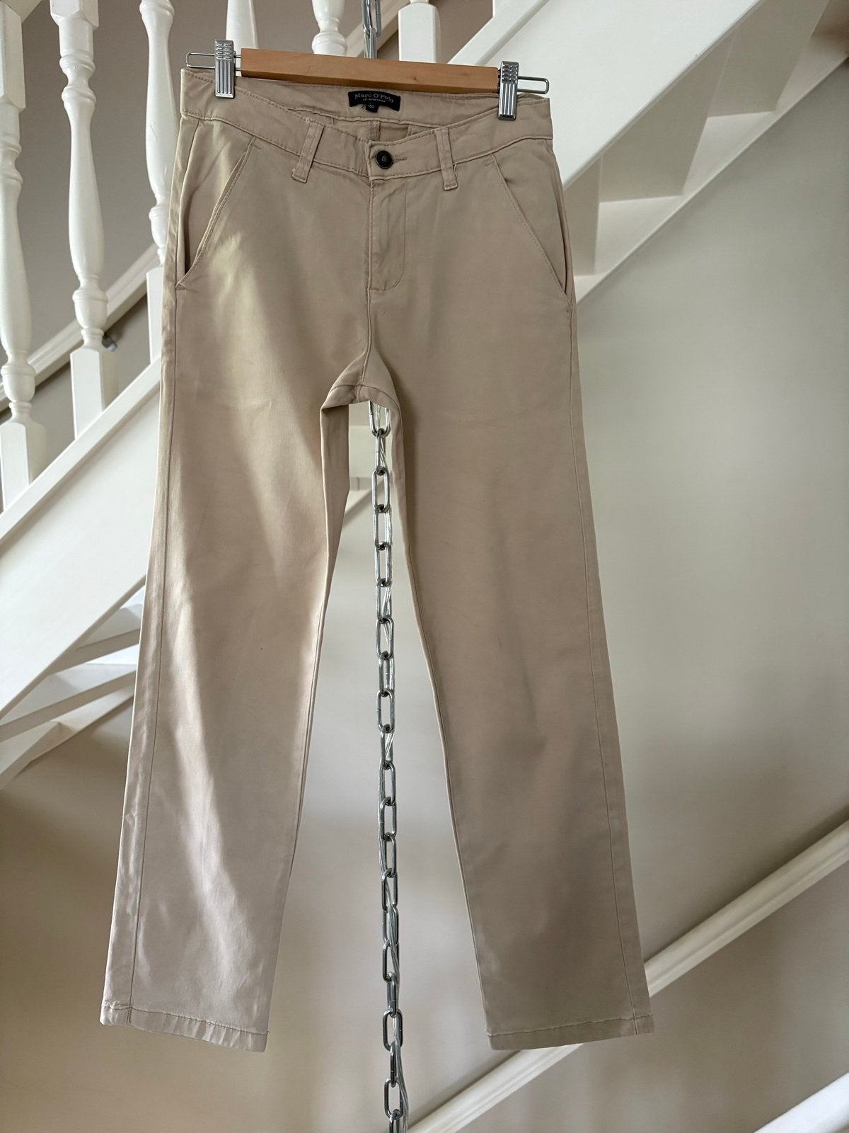 Chino Broek Marc O'Polo Beige Maat 152, Ophalen of Verzenden, Zo goed als nieuw, Jongen, Broek