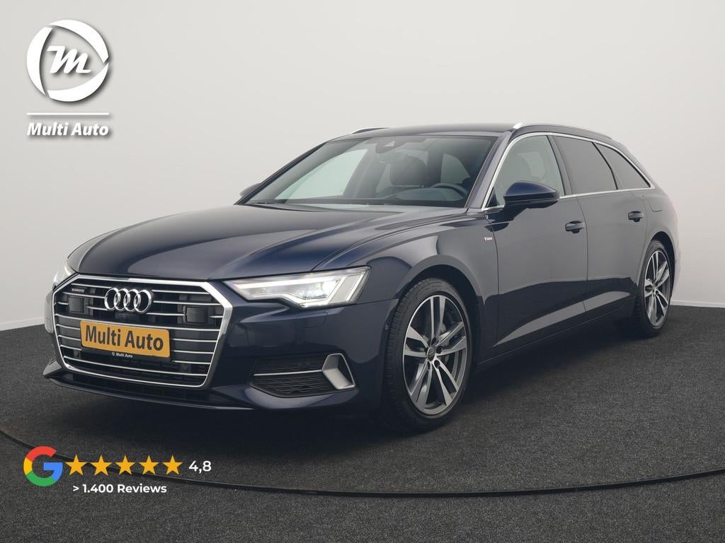 Audi A6 Avant 50 TFSI e Quattro S Line PHEV 300pk Dealer O.H, Auto's, Audi, Automaat, 77 km/l, Gebruikt, 4 cilinders