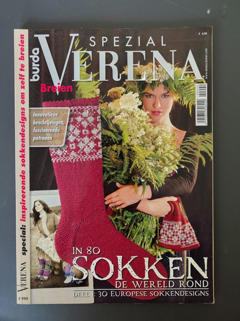 Burda Spezial Verena Breien: In 80 Sokken de Wereld Rond, Hobby en Vrije tijd, Breien en Haken, Ophalen of Verzenden