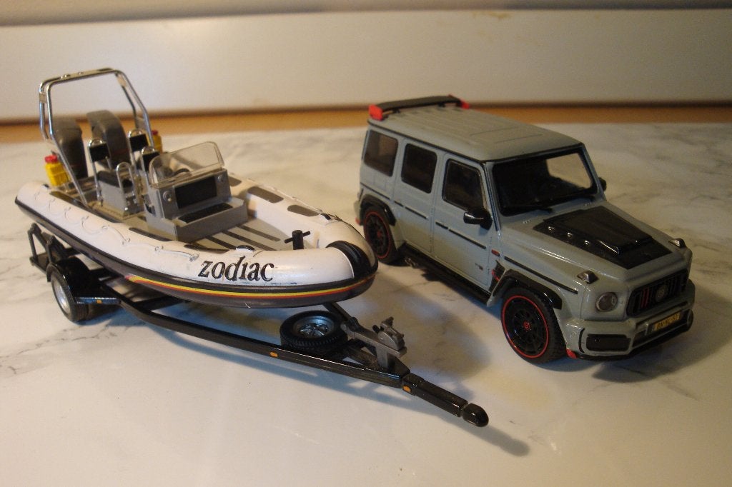 Brabus met Aanhanger met Zodiac Rubberboot., Ophalen of Verzenden, Zo goed als nieuw, Auto, Overige merken
