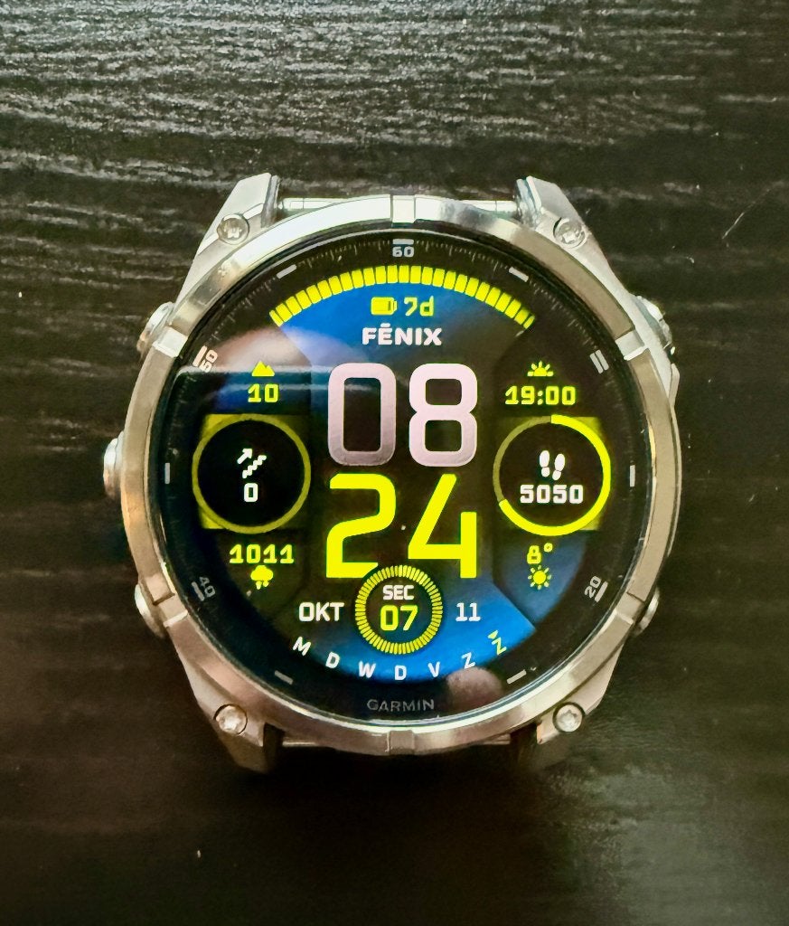 Garmin Fēnix 8 - 47 mm, Titanium - Sapphire Sporthorloge, Ophalen, Stappen, Garmin, Zo goed als nieuw