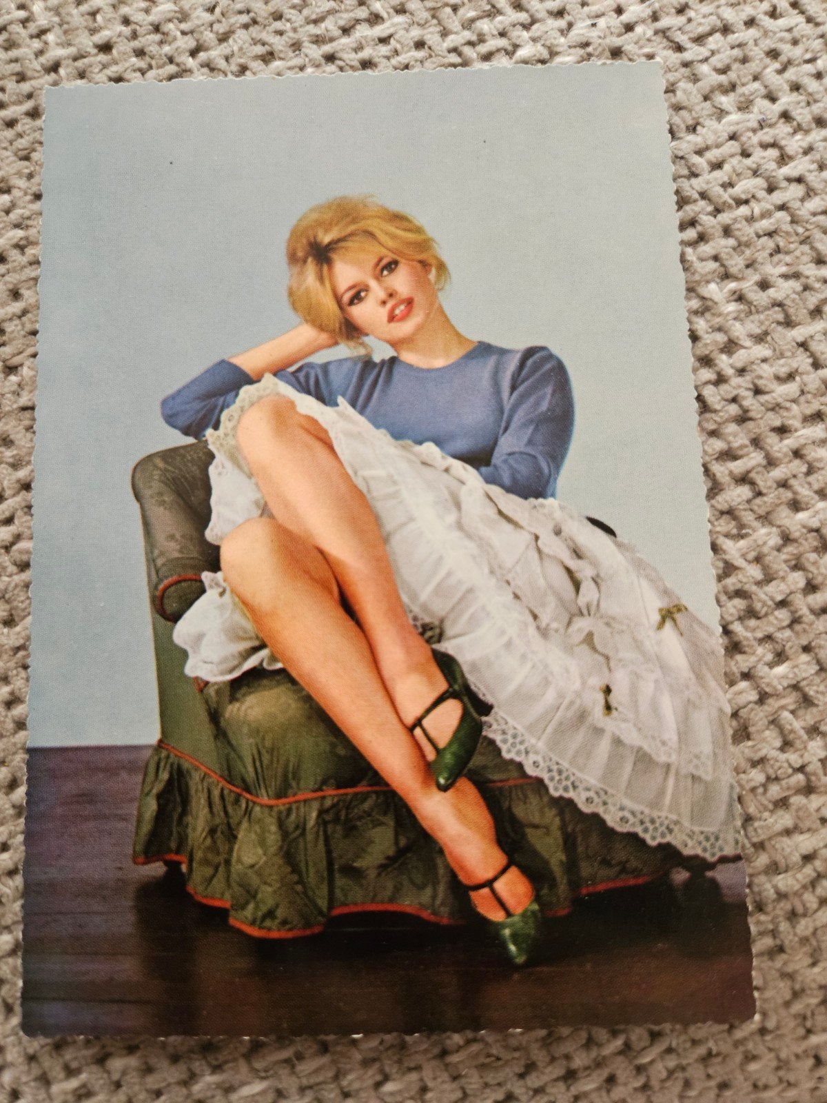 Brigitte Bardot Ansichtkaart, Verzamelen, Ophalen of Verzenden