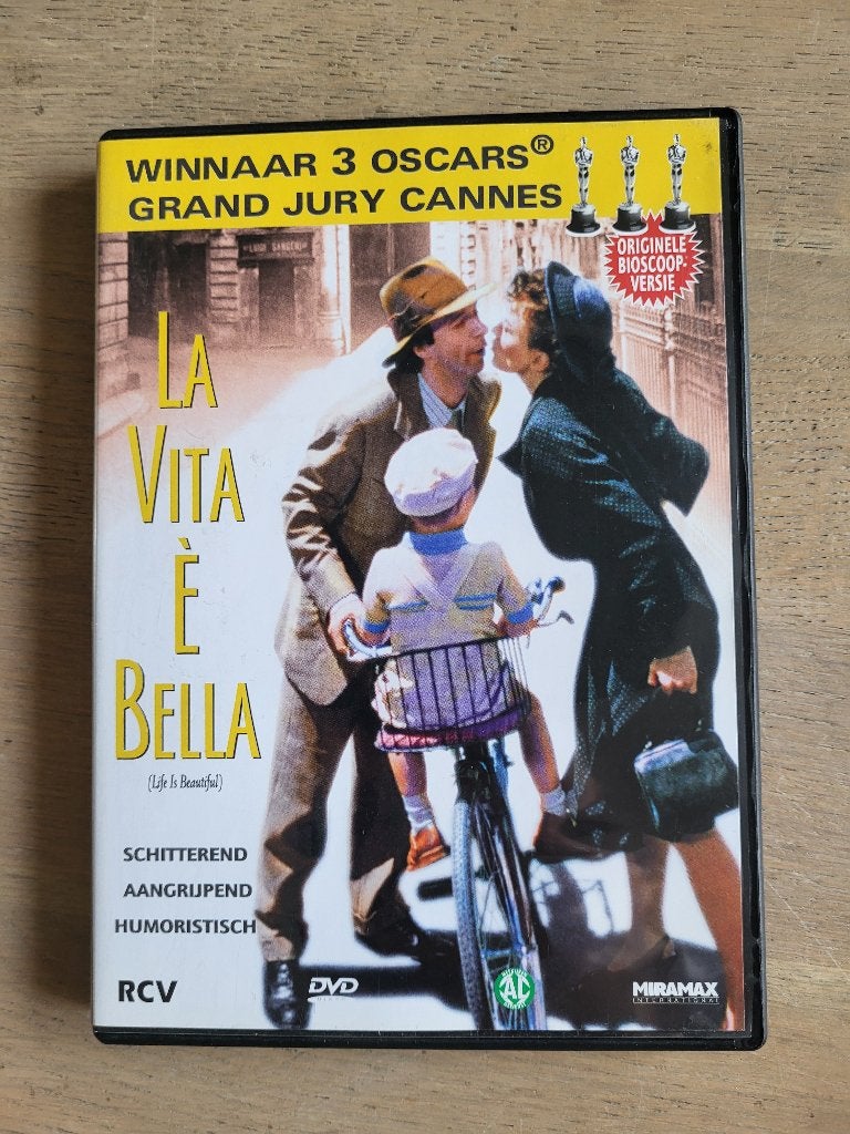 DVD oorlogsfilm La vita e bella - WOII, Alle leeftijden, Ophalen of Verzenden, Zo goed als nieuw, Actiethriller