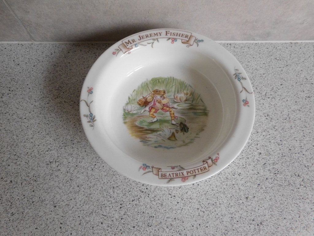 Schaal Beatrix Potter Mr. Jeremy Fisher Royal Albert, Ophalen of Verzenden