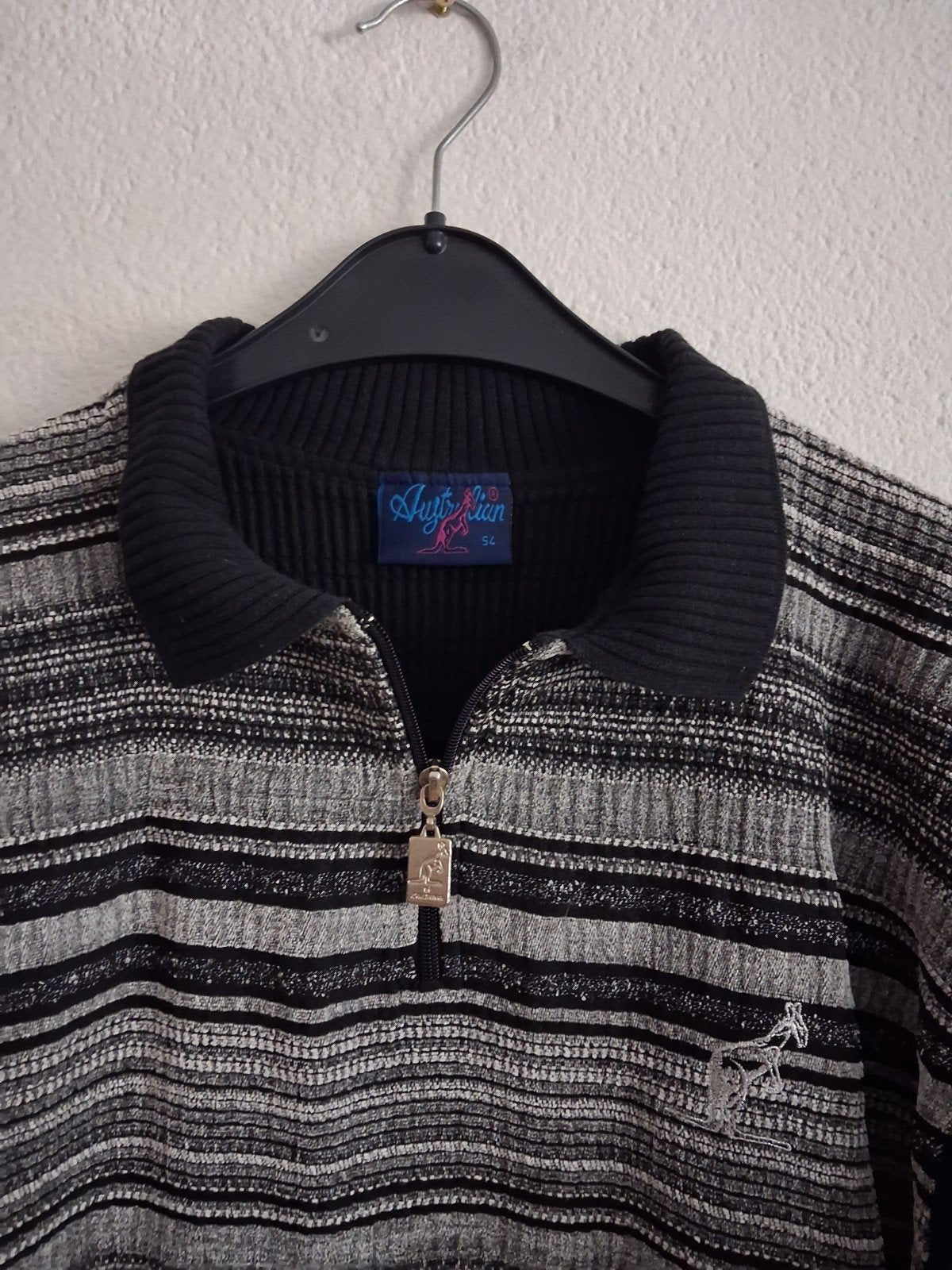 Australian Trui met rits - Maat 54 (L), Kleding | Heren, Truien en Vesten, Maat 52/54 (L), Ophalen of Verzenden, Grijs, Gedragen