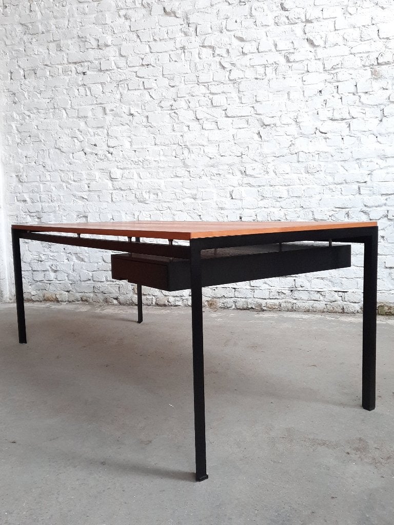 PK52 Poul Kjaerholm desk table carl hansen oregon bureau 50s, Ophalen of Verzenden, Gebruikt, 85 cm, 186 cm