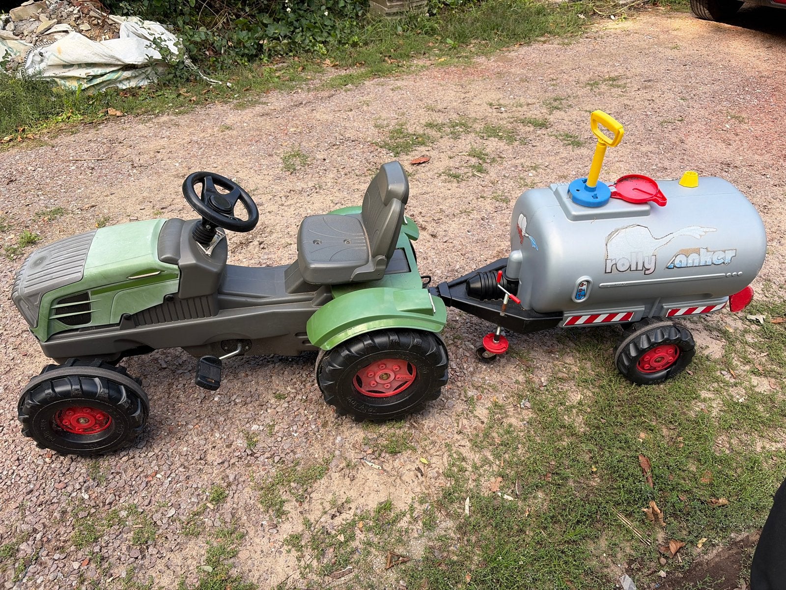 Rolly Toys Fendt traptractor met RollyTanker aanhanger, Ophalen, Gebruikt, Trapvoertuig