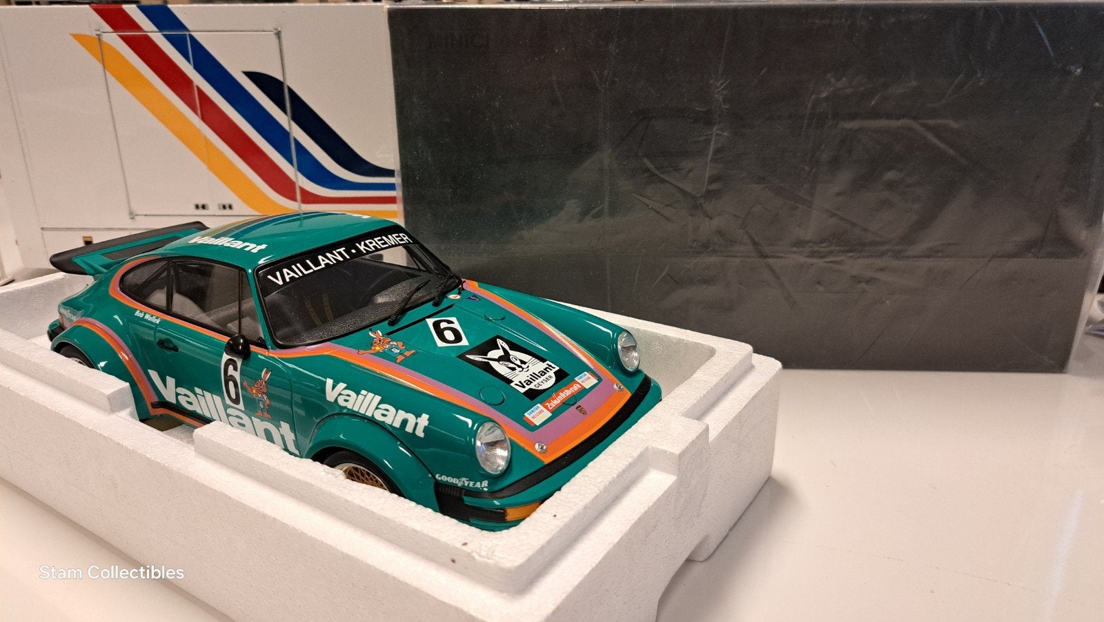 Minichamps Porsche 911 934 Team Kremer Vaillant - 1976 1/12, Gebruikt, Auto, Ophalen of Verzenden, 1:9 t/m 1:12