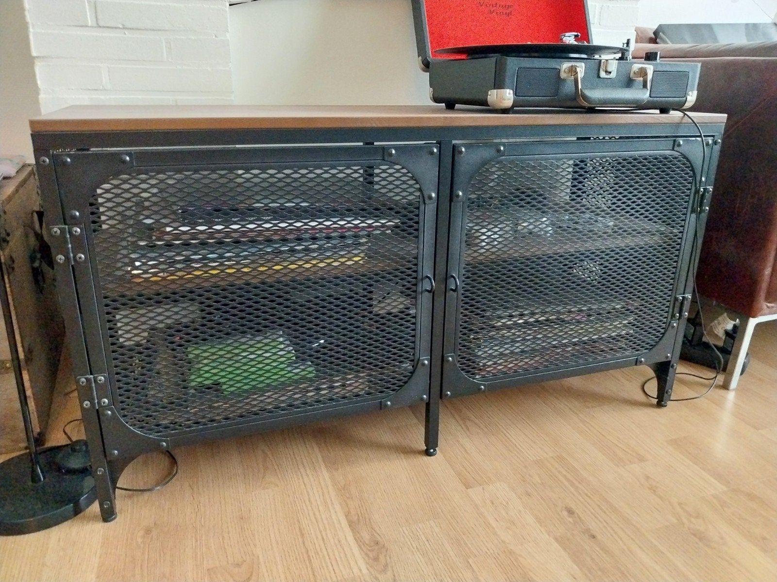 FJALLBO TV-kast ikea, 100 tot 150 cm, Zo goed als nieuw, Minder dan 100 cm, Industrieel