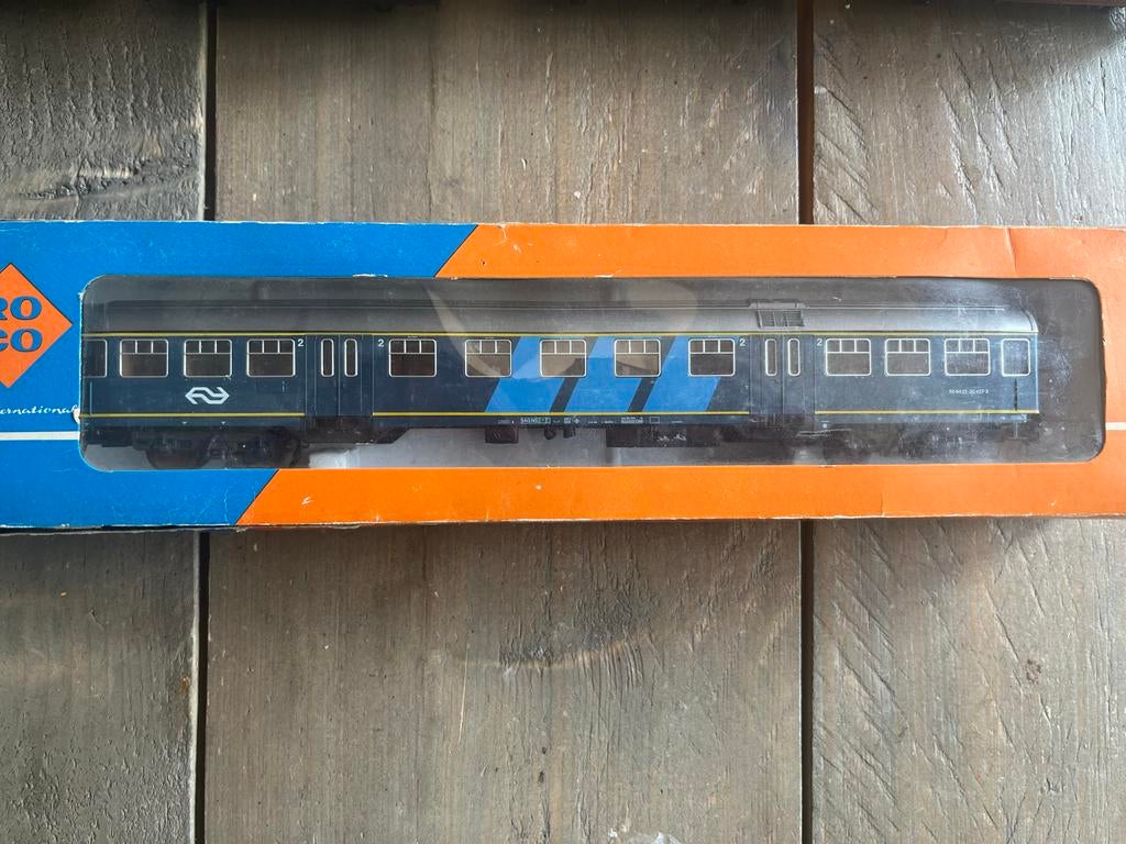 Roco NS Plan W Intercity Rijtuig HO 4232A, Gelijkstroom of Wisselstroom, Wagon, Ophalen of Verzenden, Roco