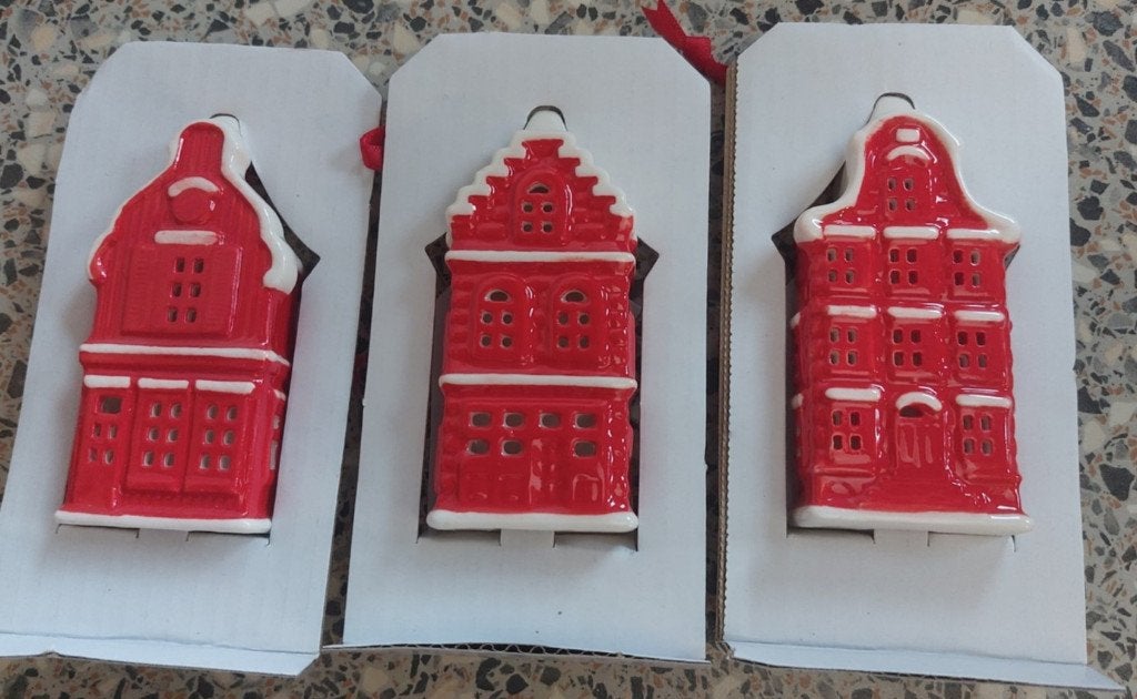 postcodeloterij 3 kerstboomhangers NIEUW, Ophalen of Verzenden, Zo goed als nieuw