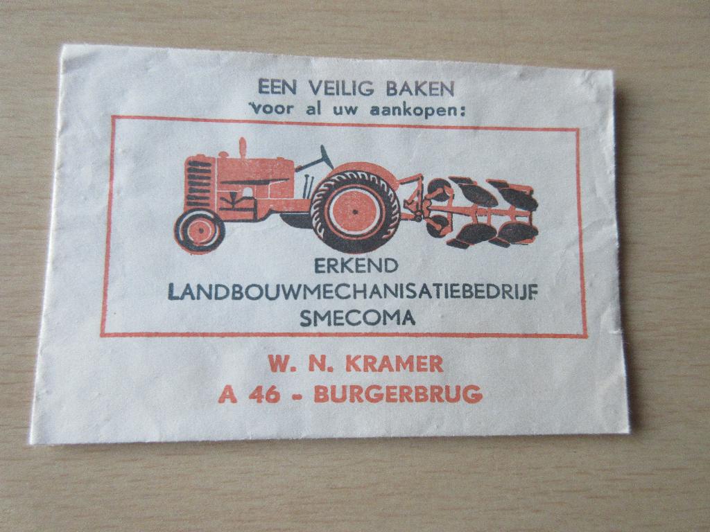 Burgerbrug, W.N. Kramer, Verzenden, Nederland