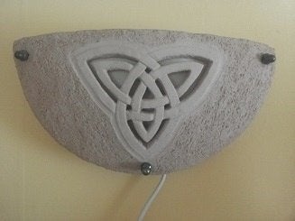 wandlamp keramiek (b) met keltisch motief, Ophalen, Nieuw