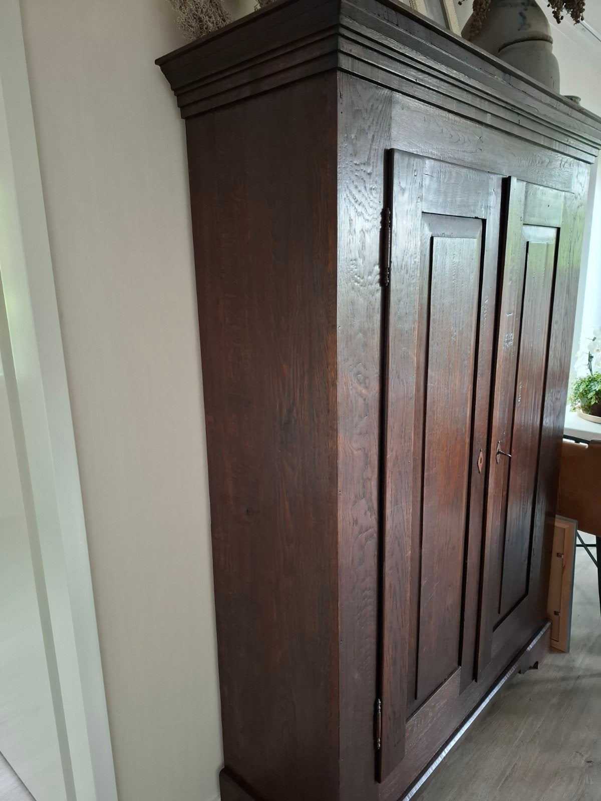 Mooie teak houten kast . 4 legplanken., Ophalen of Verzenden