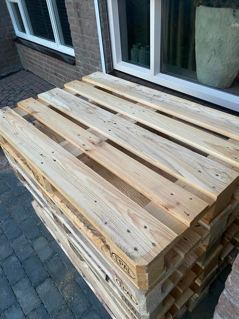 Nieuw europallet pallet europallets (gratis bezorgd Utrecht), Ophalen of Verzenden, Nieuw, Minder dan 180 cm, Palen