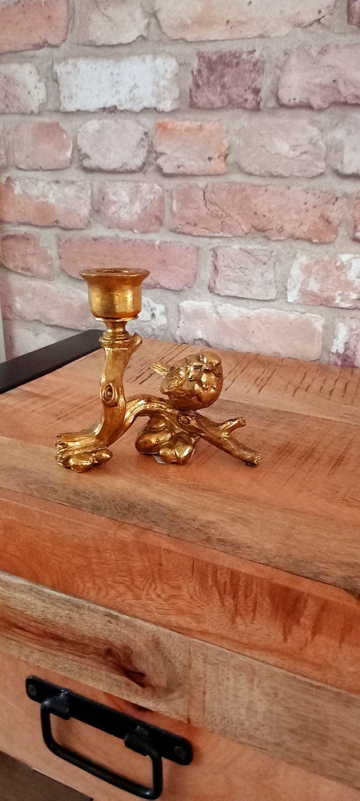 Baroque Collection:Kandelaar met een Vogel♥️NIEUW♥️, Huis en Inrichting, Woonaccessoires | Kandelaars en Kaarsen, 1446dt, Nieuw