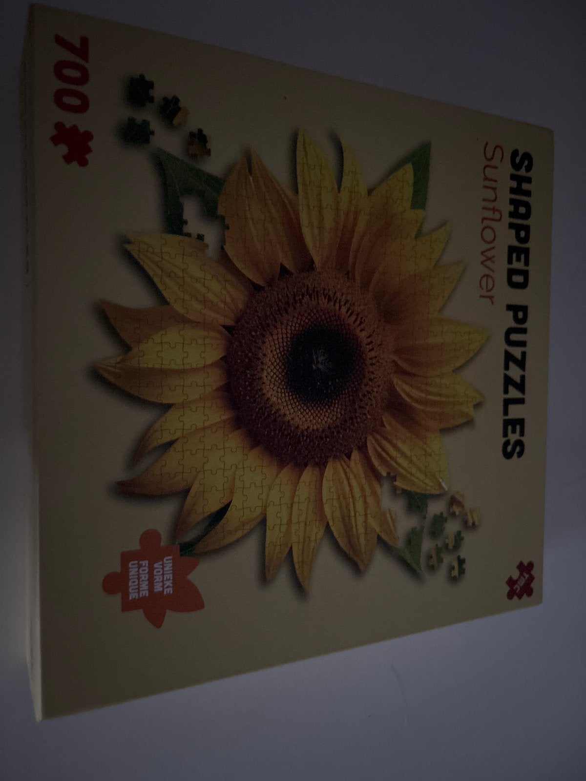 Gevormde Legpuzzel Zonnebloem - 700 Stukjes, Ophalen, 500 t/m 1500 stukjes, Gebruikt, Legpuzzel