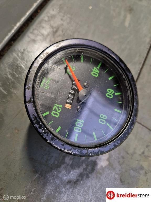 Kreidler VDO kilometer teller voor Cockpit Groene uitvoering
