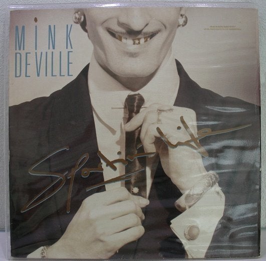 LP - Mink DeVille - Sportin' Live - Near Mint, Cd's en Dvd's, Vinyl | Rock, Zo goed als nieuw, Blues Rock, LP, Beschermende buitenhoes