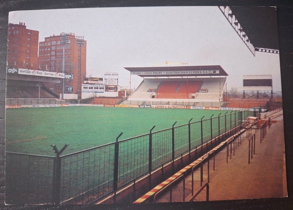 Stadion ansichtkaart Logroño 2x, Ophalen, Zo goed als nieuw, Buitenlandse clubs, Poster, Plaatje of Sticker