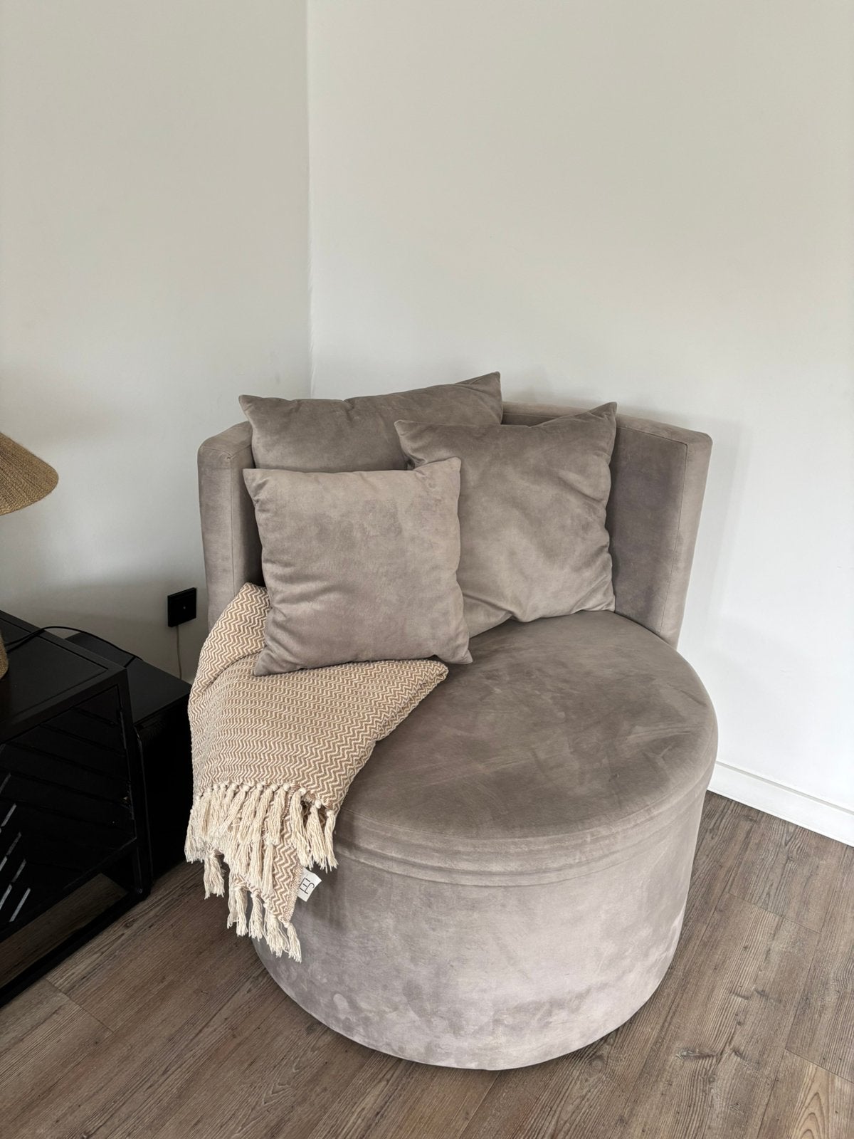 Prachtige grote fauteuil incl kussens, Ophalen, Eenpersoons, 75 tot 100 cm, Zo goed als nieuw