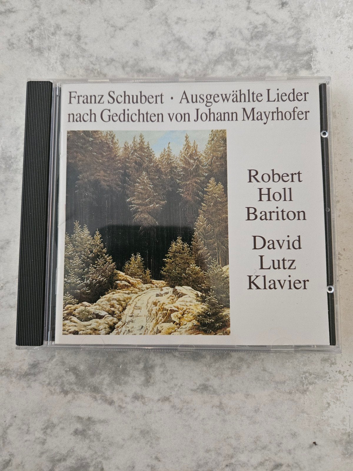 Franz Schubert – Ausgewählte Lieder (Robert Holl & David Lut, Ophalen of Verzenden, Classicisme, Zo goed als nieuw, Overige typen
