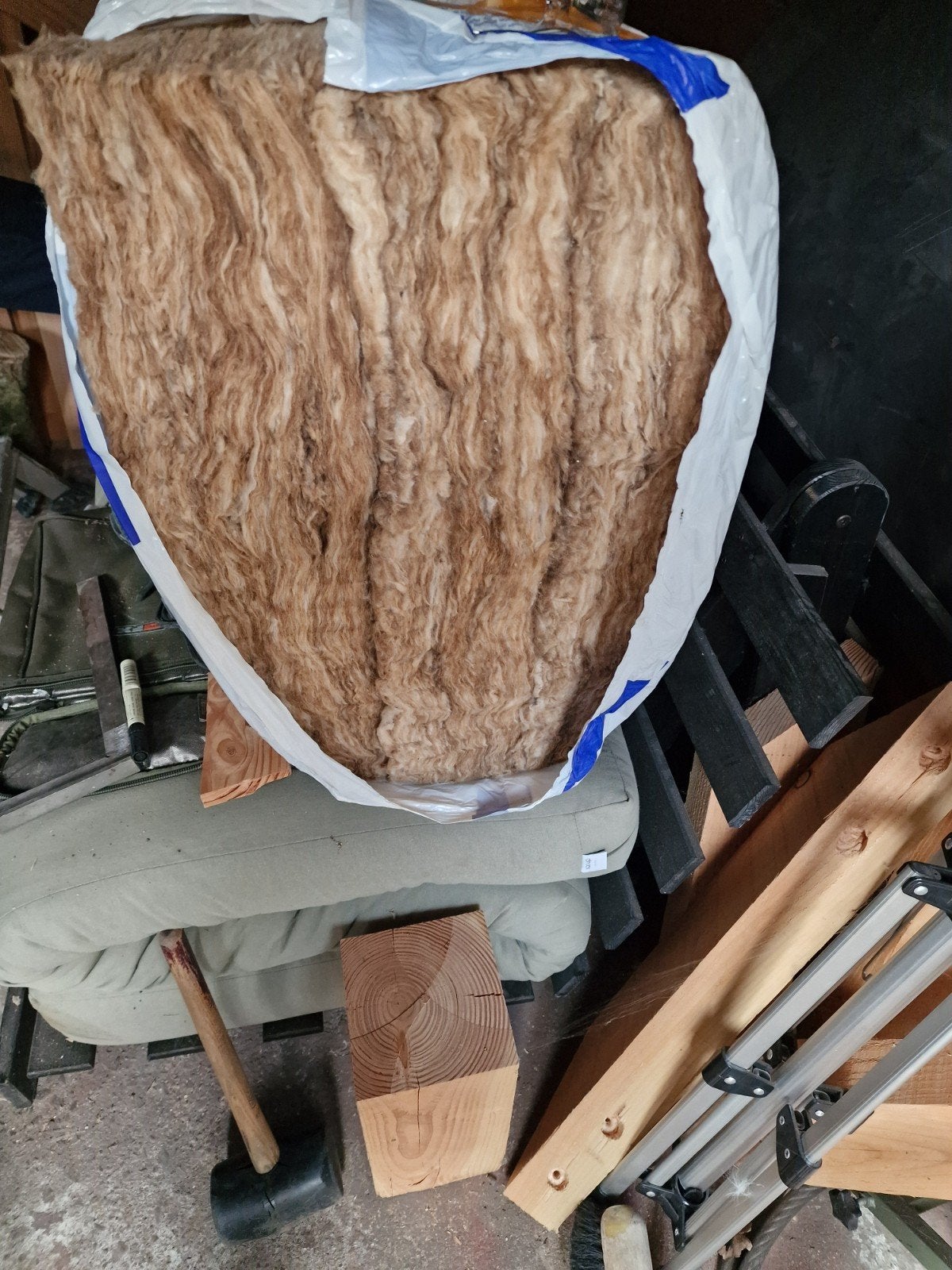 Knauf acoustifit isolatie glaswol, Ophalen, Dakisolatie, 12 cm of meer, Nieuw