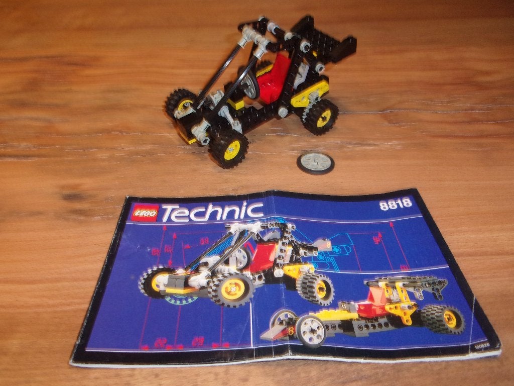 Lego Technic 8818-1 Baja Blaster / Desert Racer uit 1993, Gebruikt, Lego, Compleet, Ophalen of Verzenden