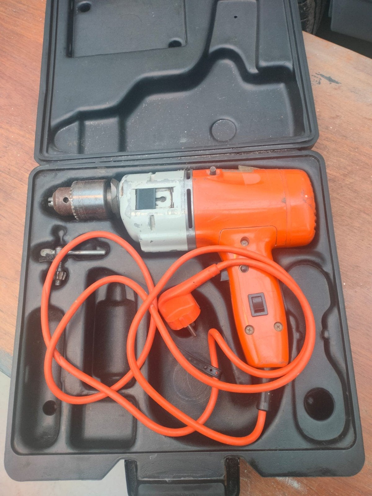 Boormachine Black en Decker met koffer vintage, Doe-het-zelf en Verbouw, Ophalen of Verzenden, Gebruikt, Boormachine