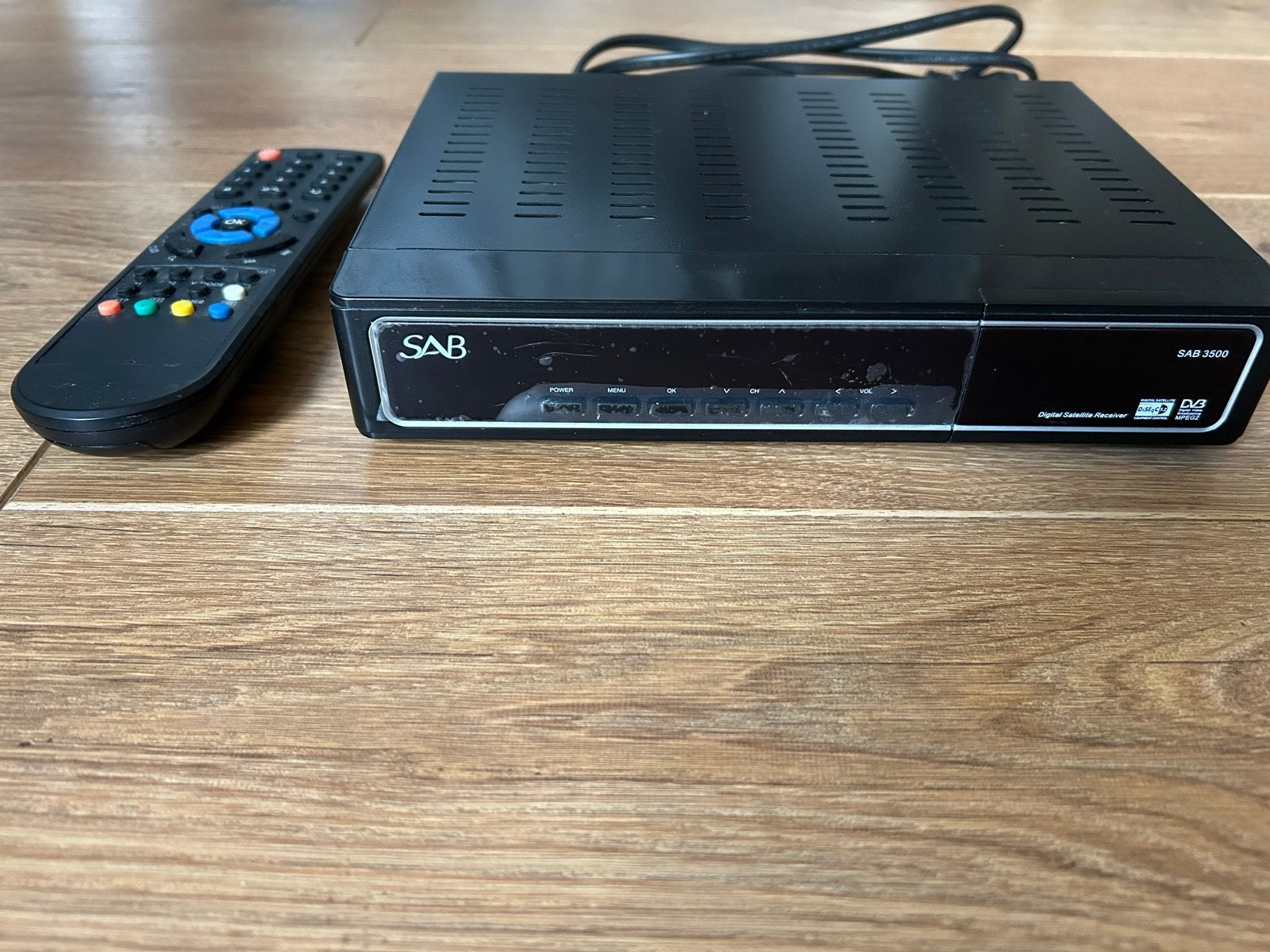 SAB 3500 Digitale Satelliet Ontvanger met Afstandsbediening, Ophalen of Verzenden, Gebruikt, Decoder