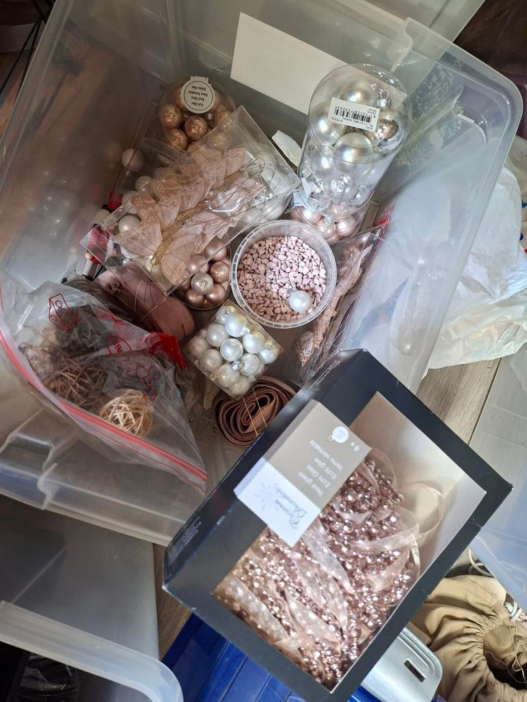 Roze versiering, Diversen, Kerst, Ophalen of Verzenden
