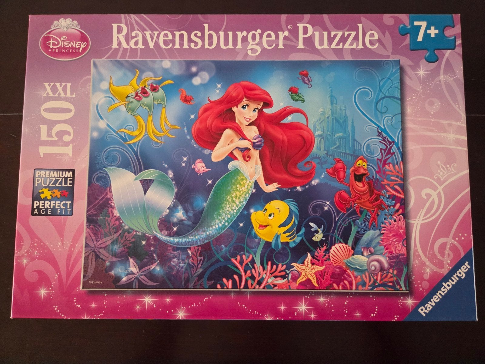 Puzzel De Kleine Zeemeermin 150 XXL stukjes, Ophalen, Meer dan 50 stukjes, Gebruikt, 6 jaar of ouder