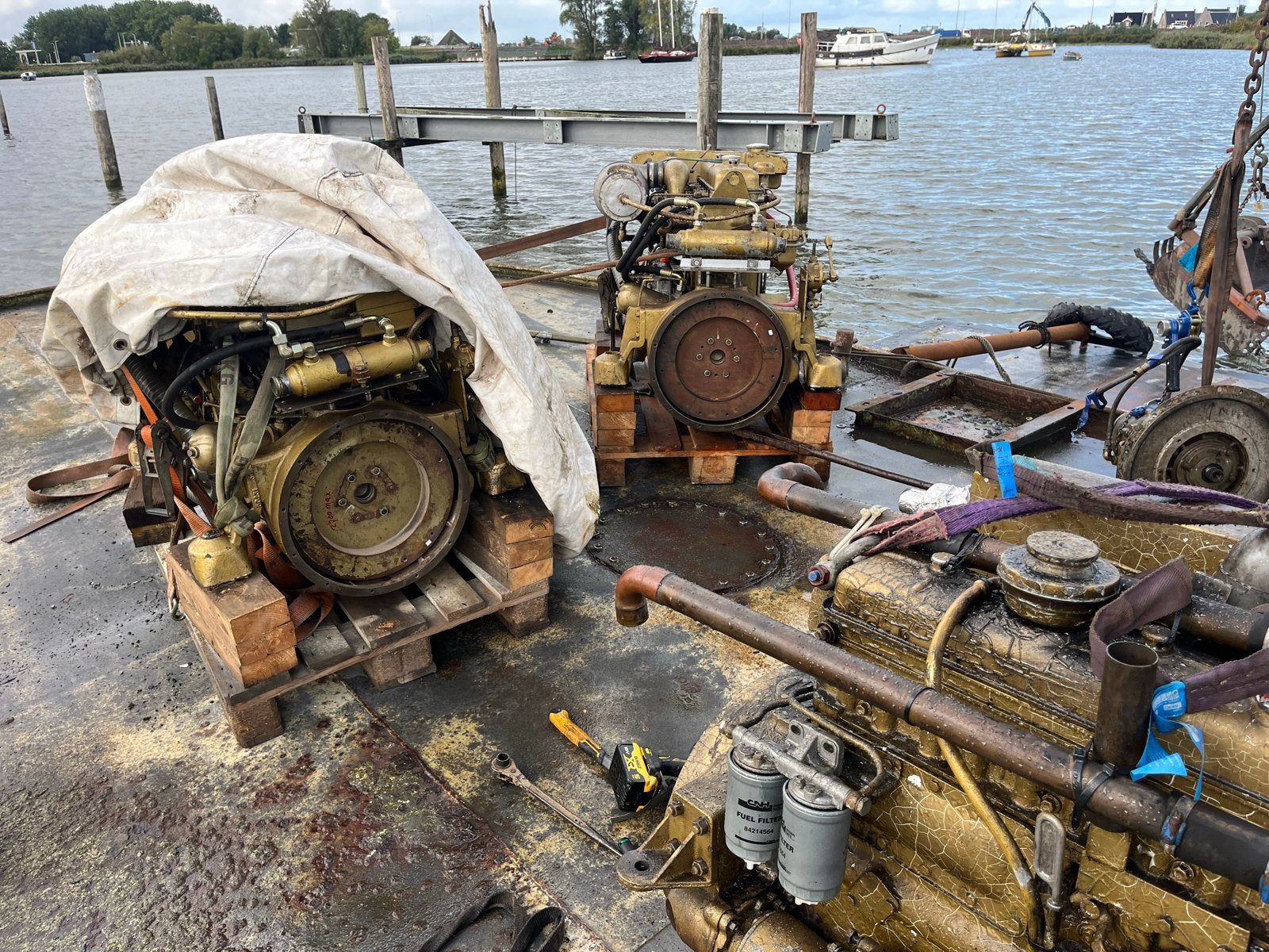 DAF 475/575/615 Onderdelen - Warmtewisselaars, Waterpomp, Ophalen of Verzenden, Gebruikt, Motor en Techniek, Motorboot