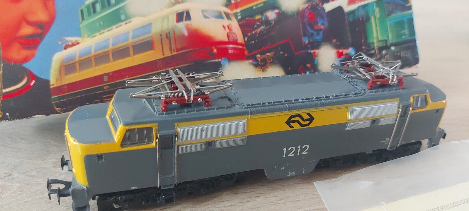Märklin NS 1212 e-loc artnr 3055 in ovp, Wisselstroom, Locomotief, Ophalen of Verzenden, Märklin