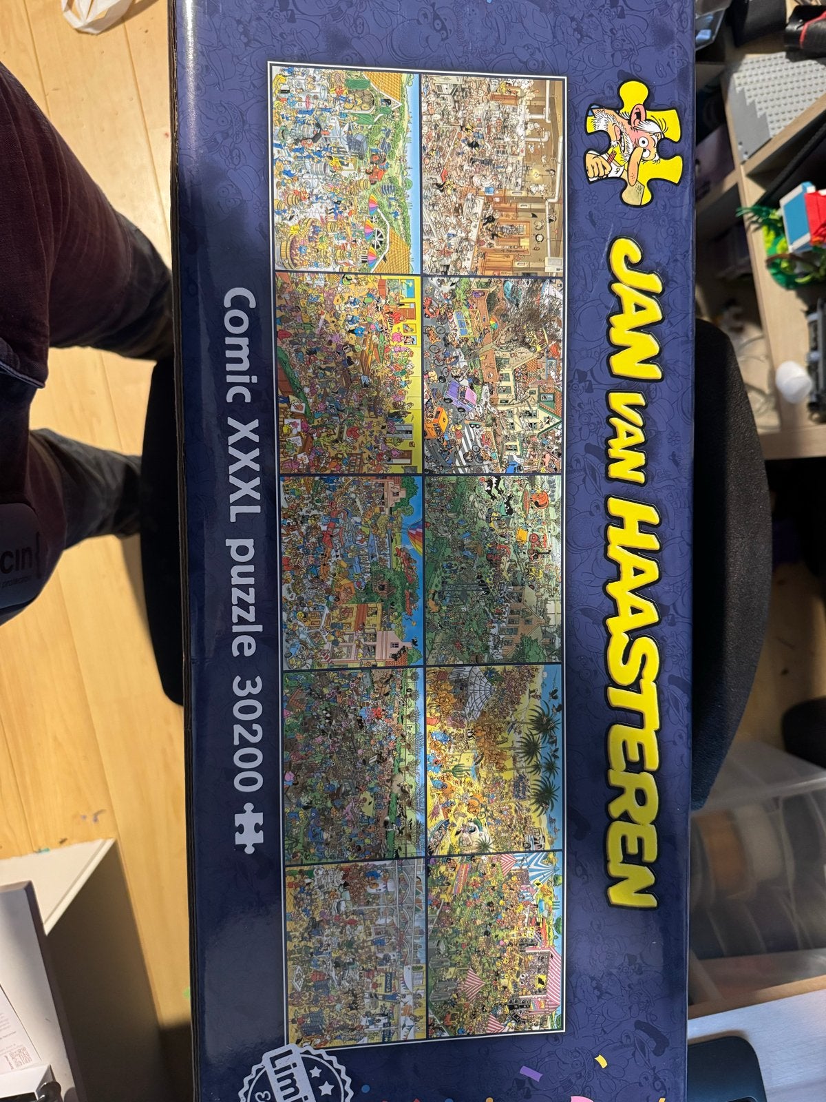 Jan van Haasteren Jubileum Editie Comic XXL 30200 stukjes, Ophalen of Verzenden, Meer dan 1500 stukjes, Zo goed als nieuw, Legpuzzel