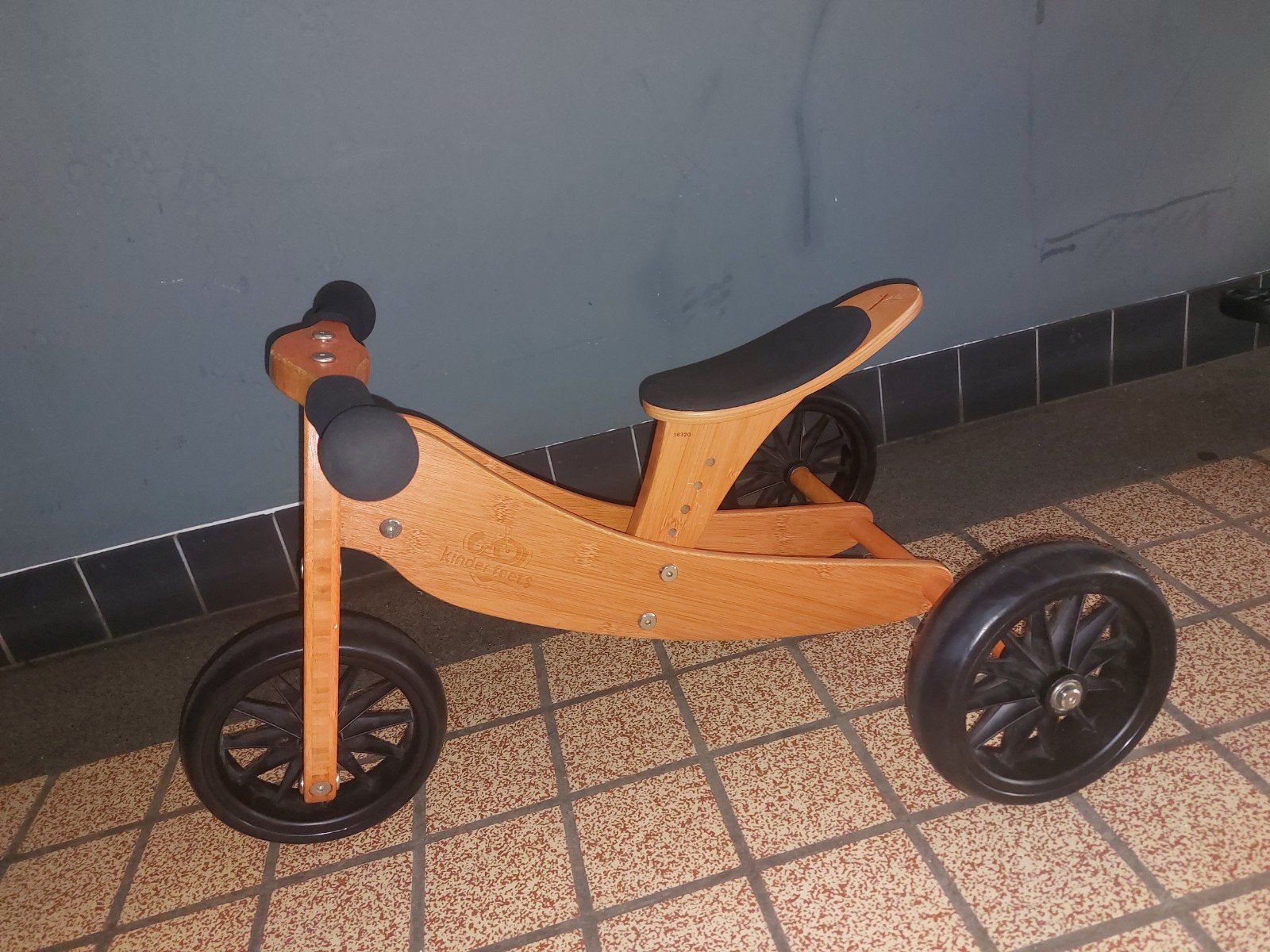 Houten loopfiets, step en skateboard voor kinderen 3-5 jaar, Ophalen, Zo goed als nieuw