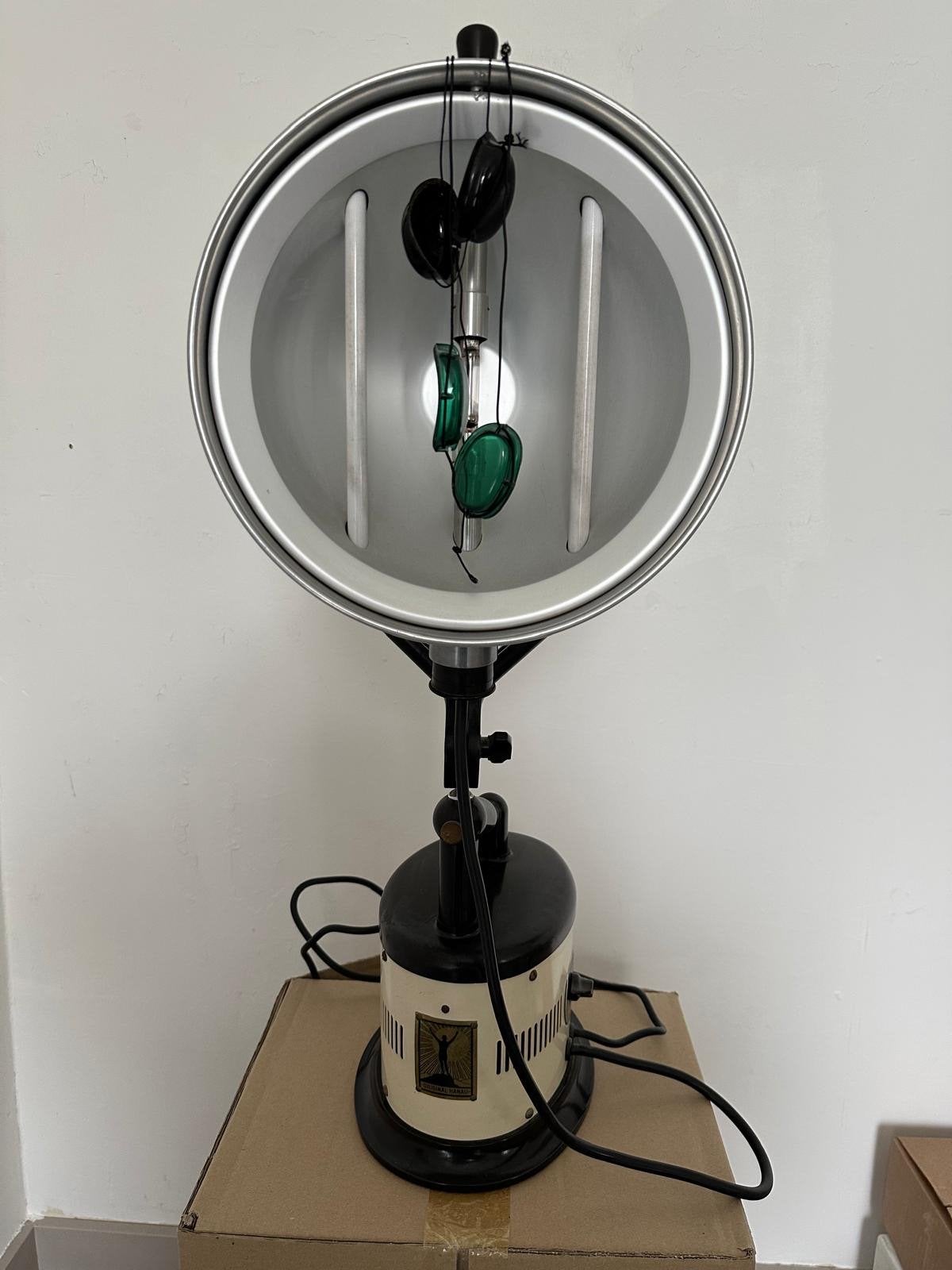 Vintage 'Original Hanau' Designlamp / Hoogtezon (Jaren '50), Ophalen